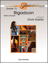 Rigadoon Orchestra sheet music cover Thumbnail